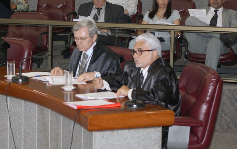 Conselheiros José Alves Viana e Wanderley Ávila
